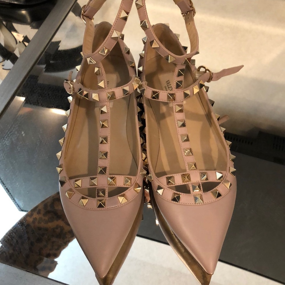 Valentino Rockstad flats
